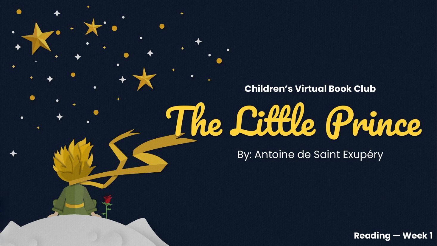 The Little Prince lesson slide 1