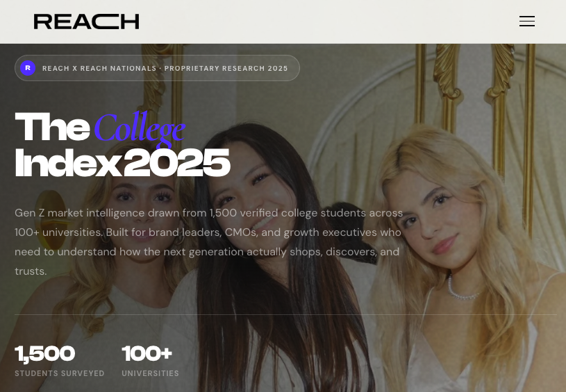 The College Index 2025 research report